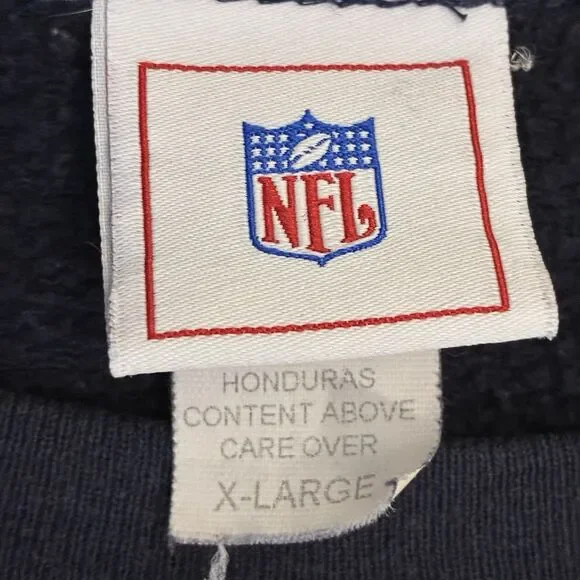 Denver Broncos Sweatshirt Mens XL NFL VF Imagewear Navy Crewneck Vintage Y2K - Picture 3 of 9